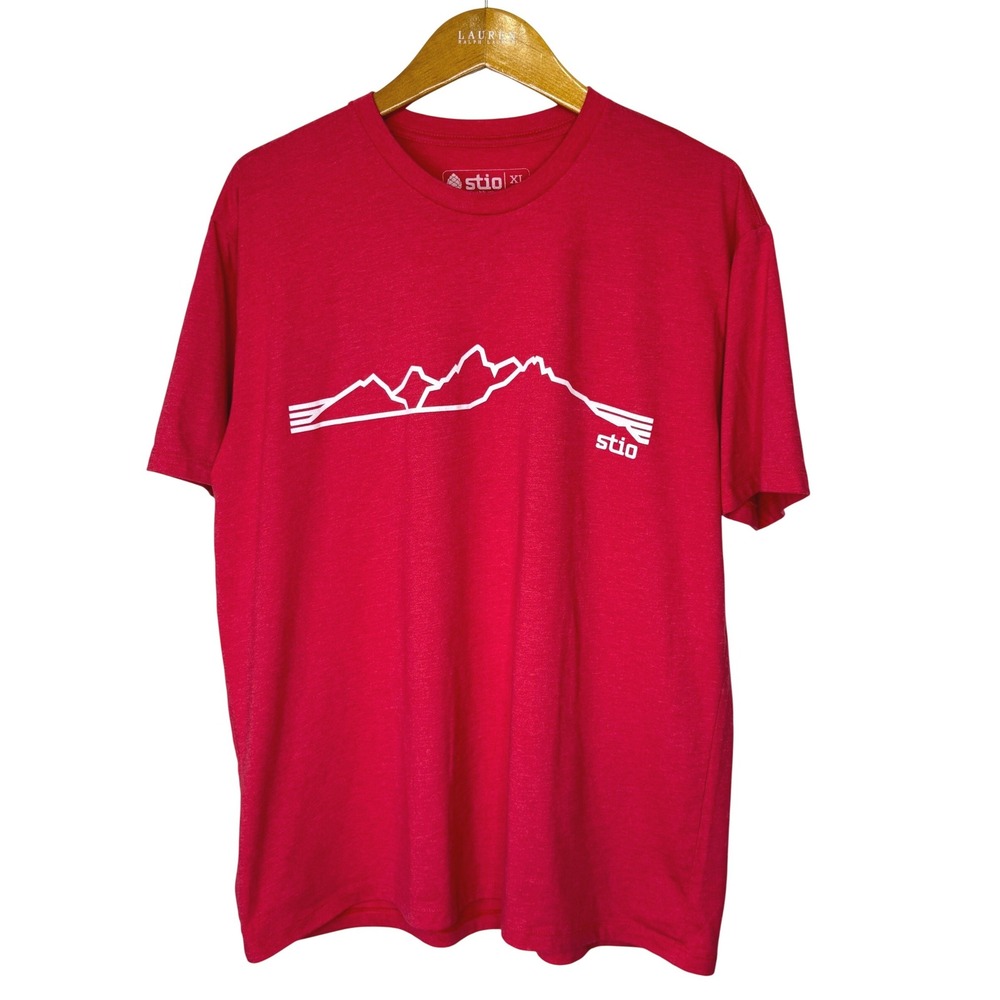 Stio Teton Elevations Tee Mens Red XL